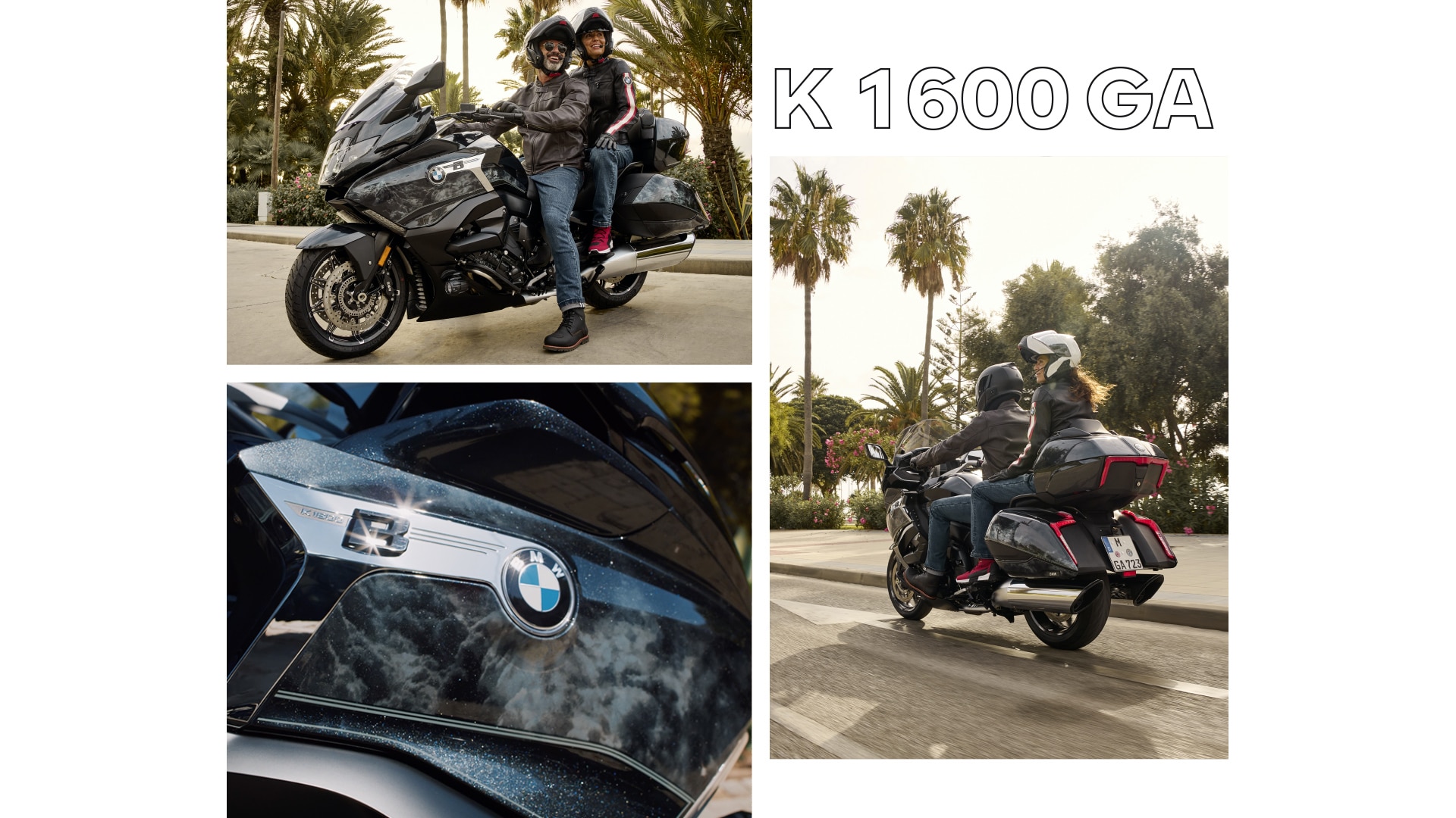 K 1600 B като специален модел Option 719 Midnight, паркиран в профил