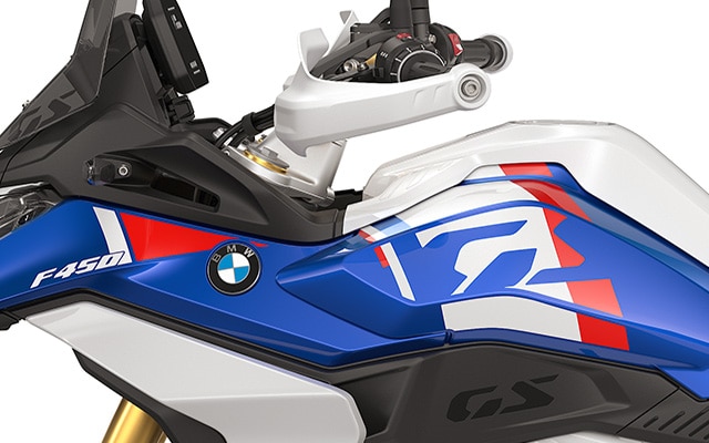 Типичният GS силует на F 450 GS от BMW Motorrad
