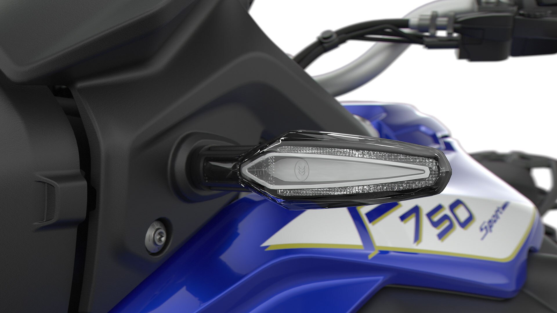 Това са забележителните светодиодни мигачи на F 750 GS.