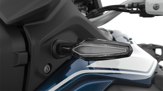 Това са LED мигачите на F 850 GS.