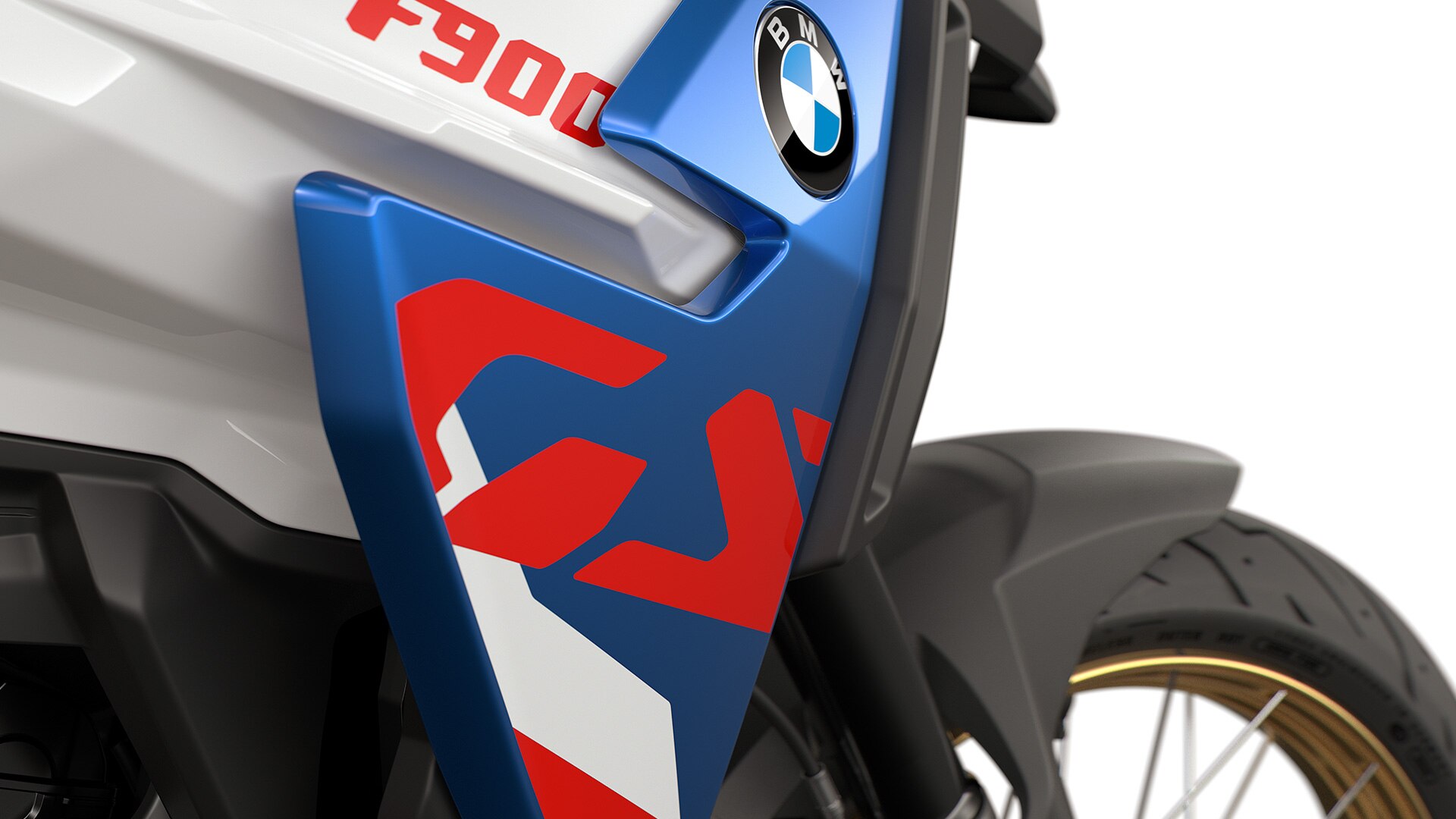Впечатляващото лого GS на F 900 GS от BMW Motorrad