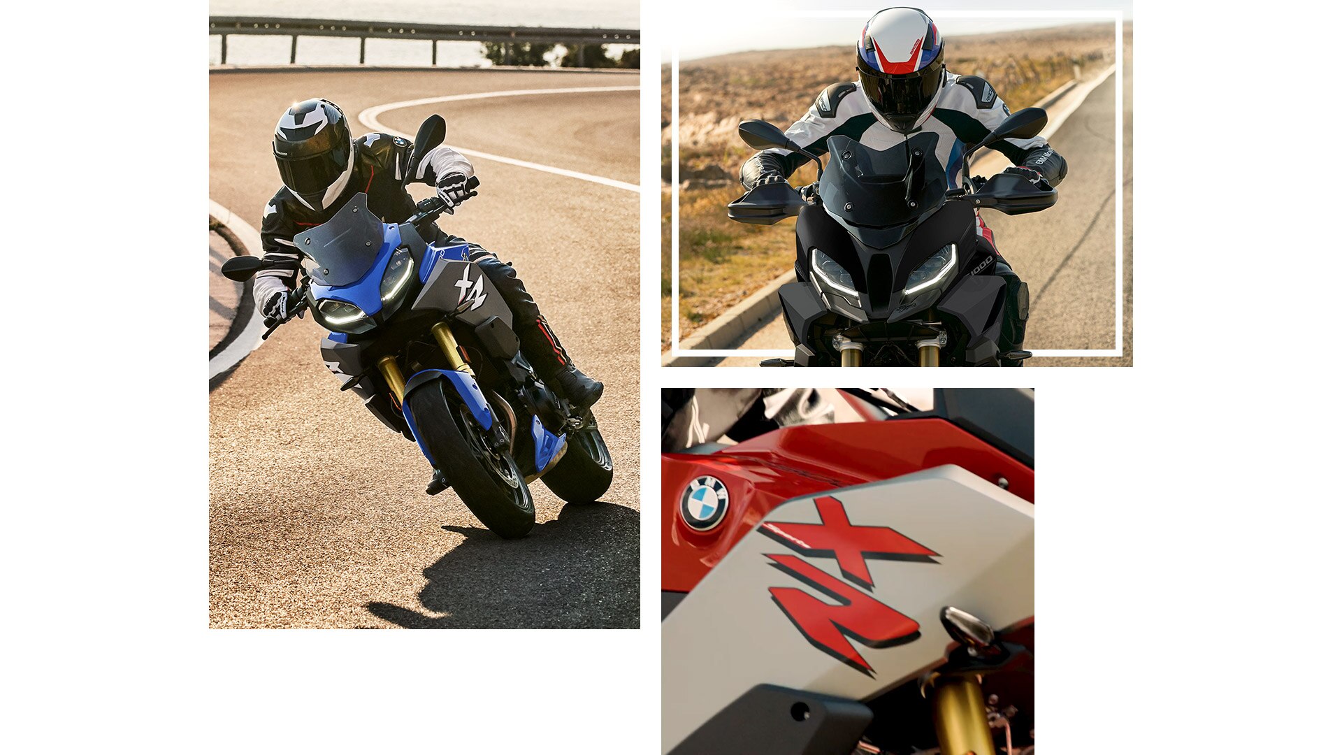 Колаж на моделите XR на BMW Motorrad.