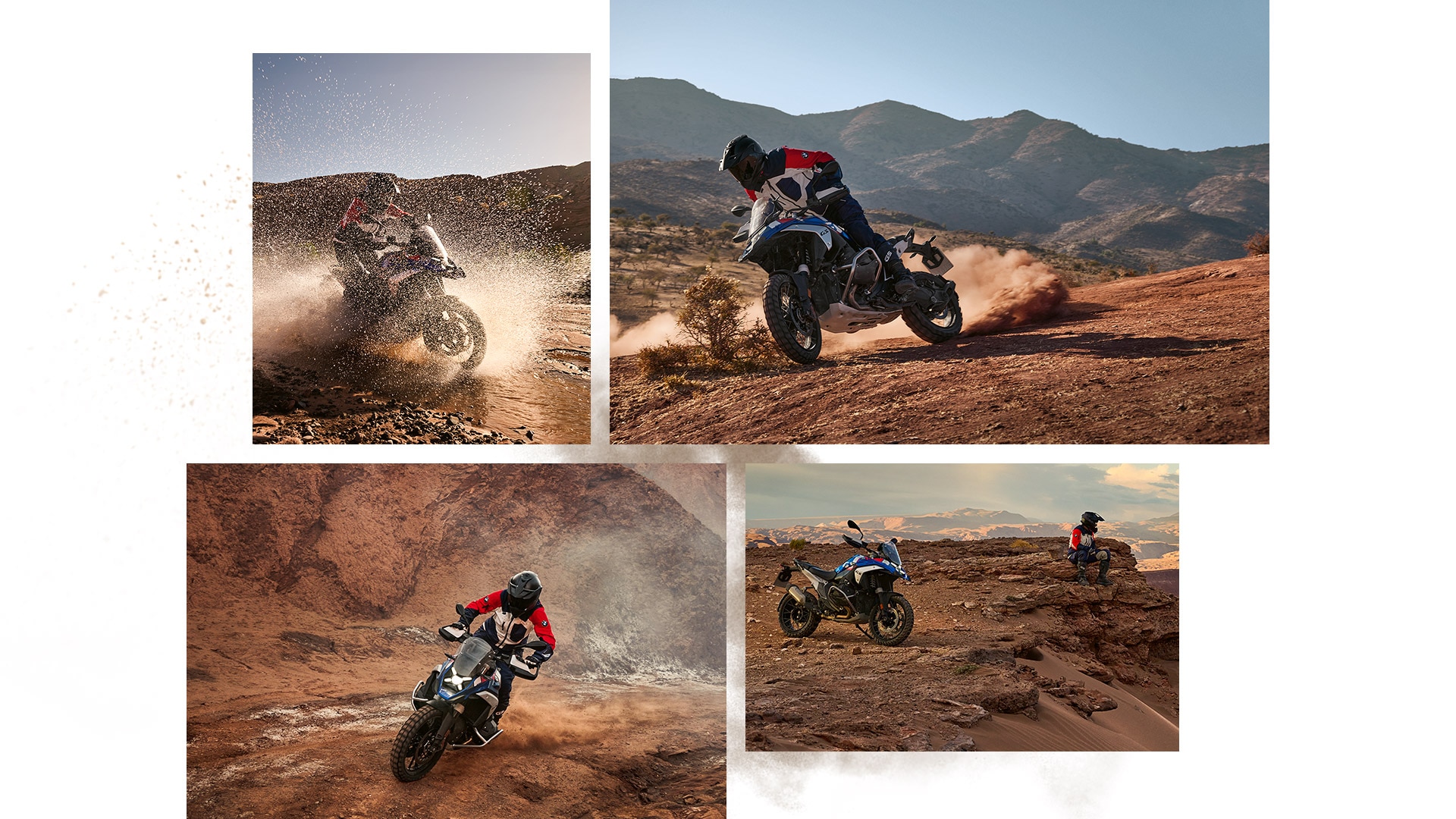 Колаж на офроуд модела R 1300 GS Trophy
