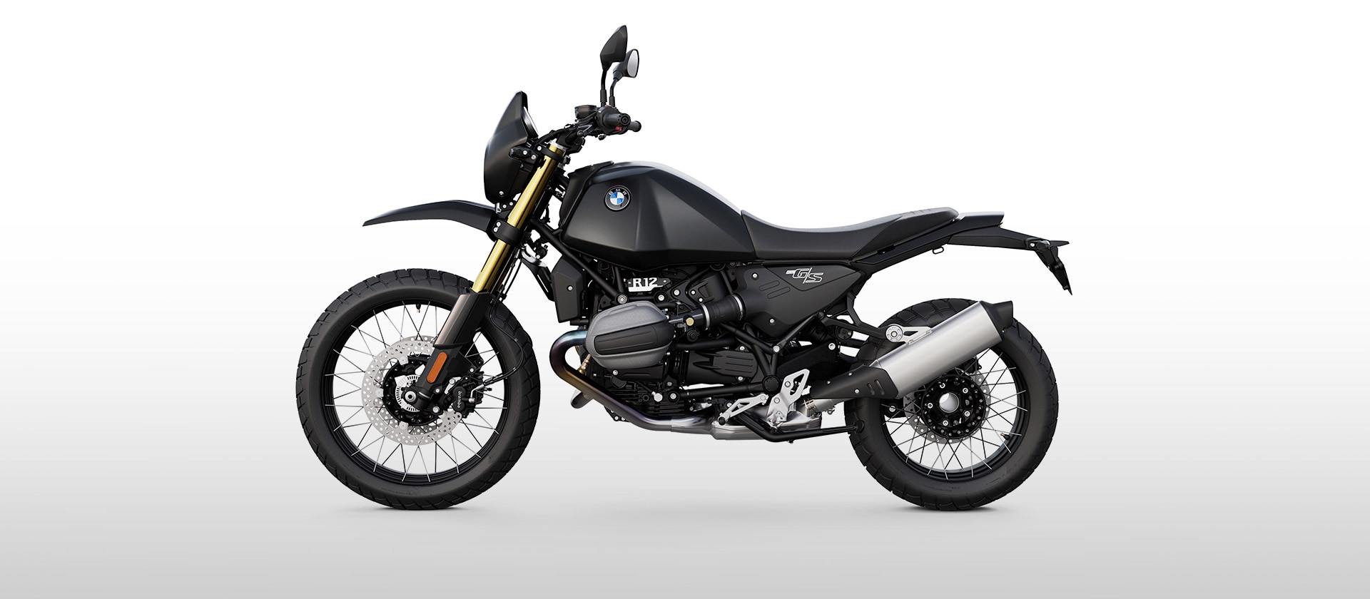 The R 12 G/S by BMW Motorrad in Night Black matt