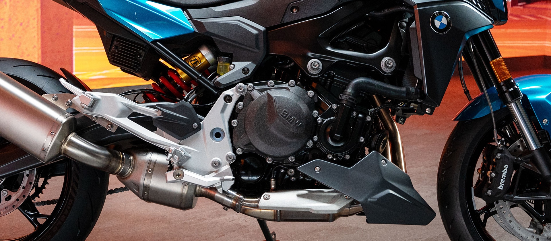 Engine of the F 900 R from BMW Motorrad