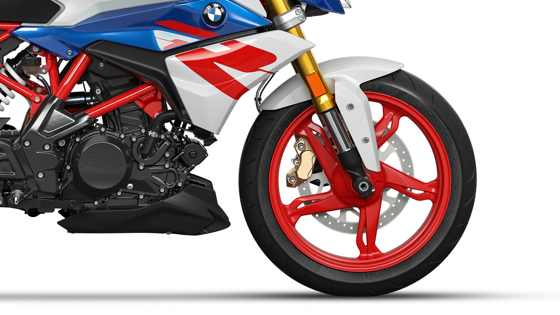 Това е лятото алуминиево колело на G 310 R.