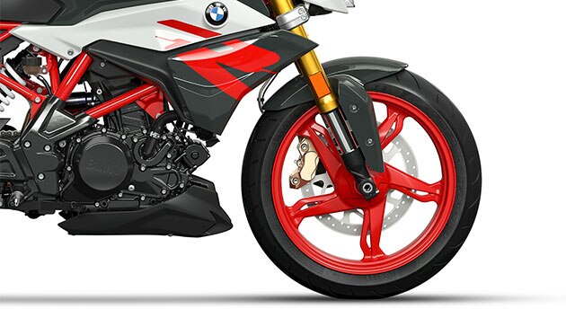 Това е лятото алуминиево колело на G 310 R.
