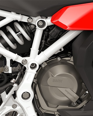 Редовият двуцилиндров двигател на F 450 RR от BMW Motorrad