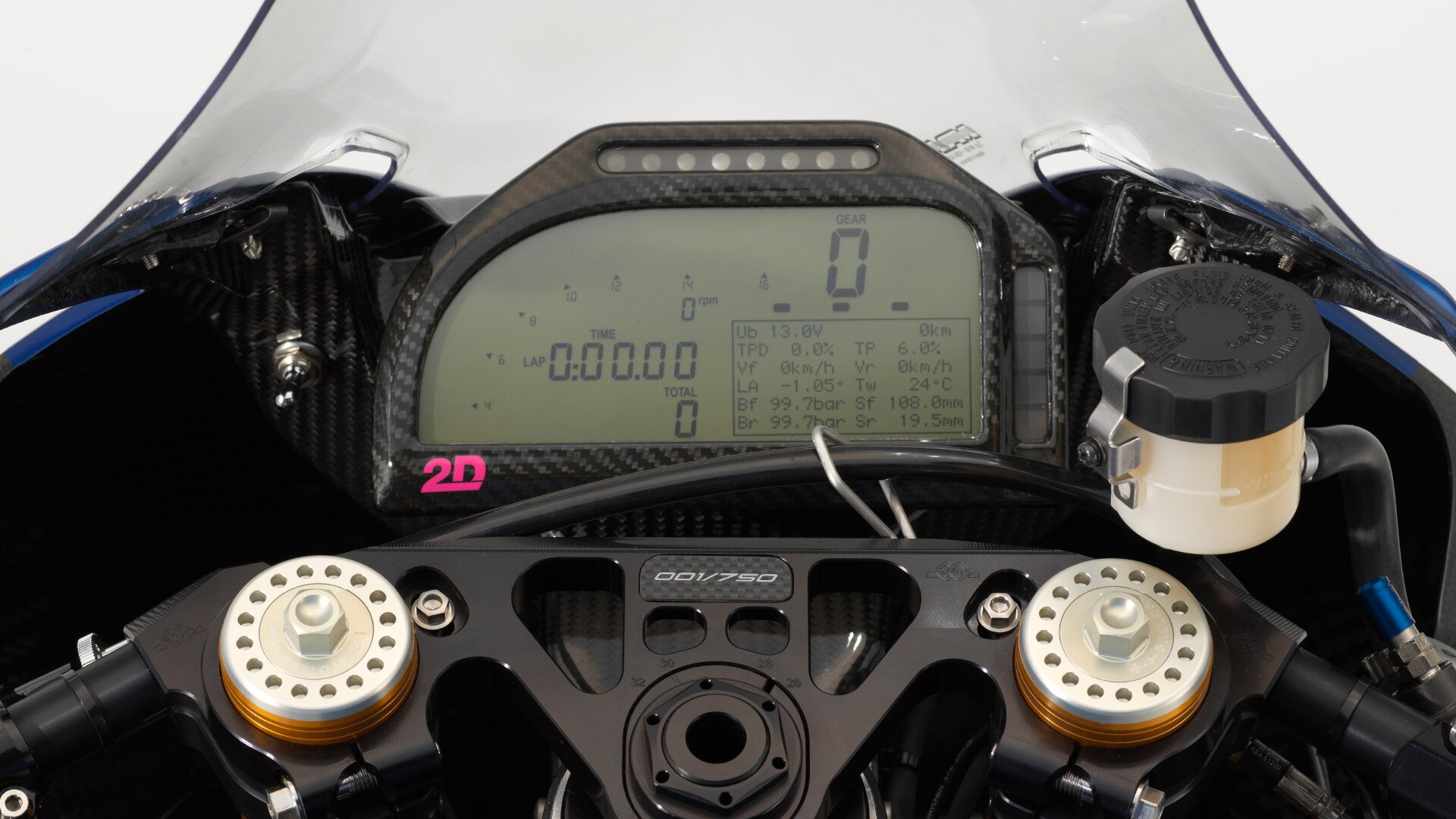 2D табло на HP4 RACE