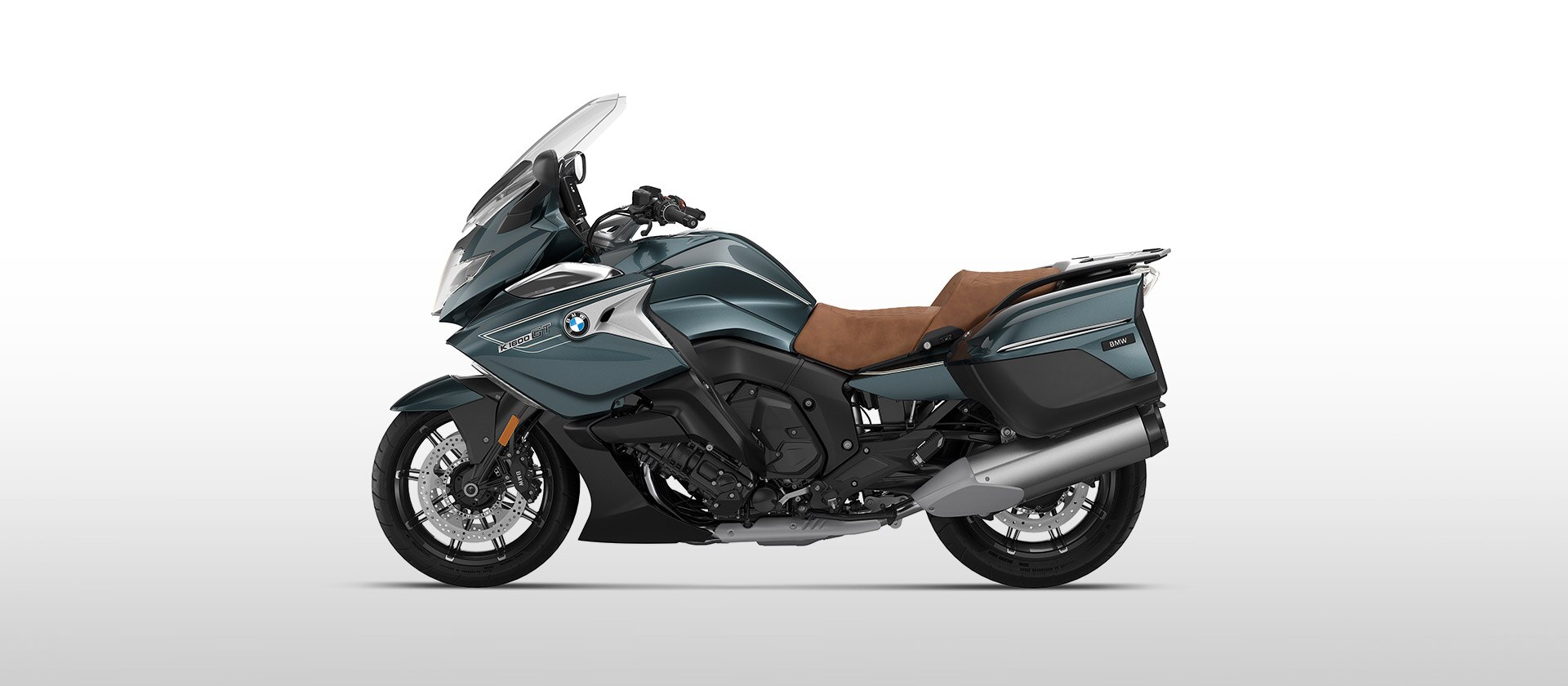 BMW K 1600 GT в Blue Ridge Mountain metallic с линии