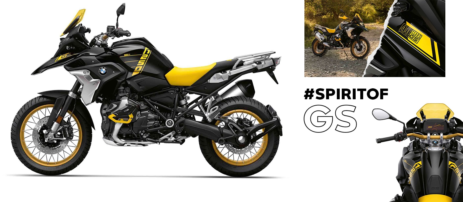 The R 1250 GS 40 years edition